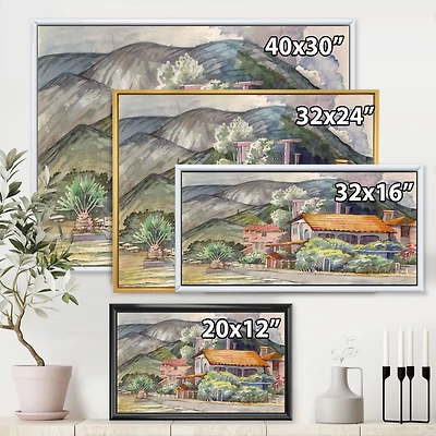 Greek Landscape off The Coast of Aegean Sea  Wall Art