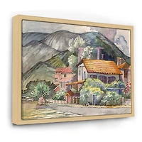 Greek Landscape off The Coast of Aegean Sea  Wall Art