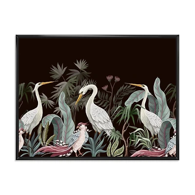 Chinoiserie with Birds and Peonies III Wall Art