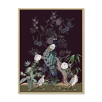 Chinoiserie with Birds and Peonies V  Wall Art