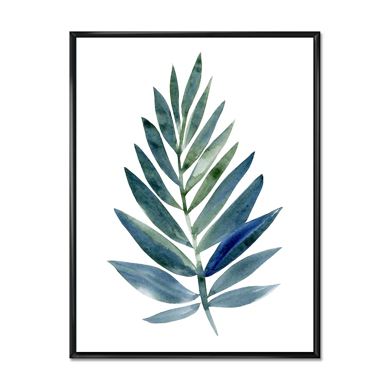 Tropical Green Leaf  Wall Art