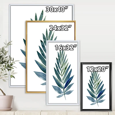 Tropical Green Leaf  Wall Art