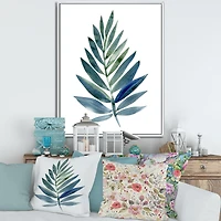 Tropical Green Leaf  Wall Art