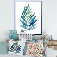 Toile « Tropical Green Leaf »