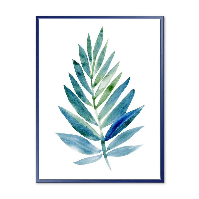 Tropical Green Leaf  Wall Art