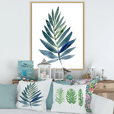 Tropical Green Leaf  Wall Art