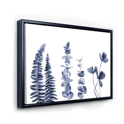 Navy Blue Eucalyptus I Wall Art