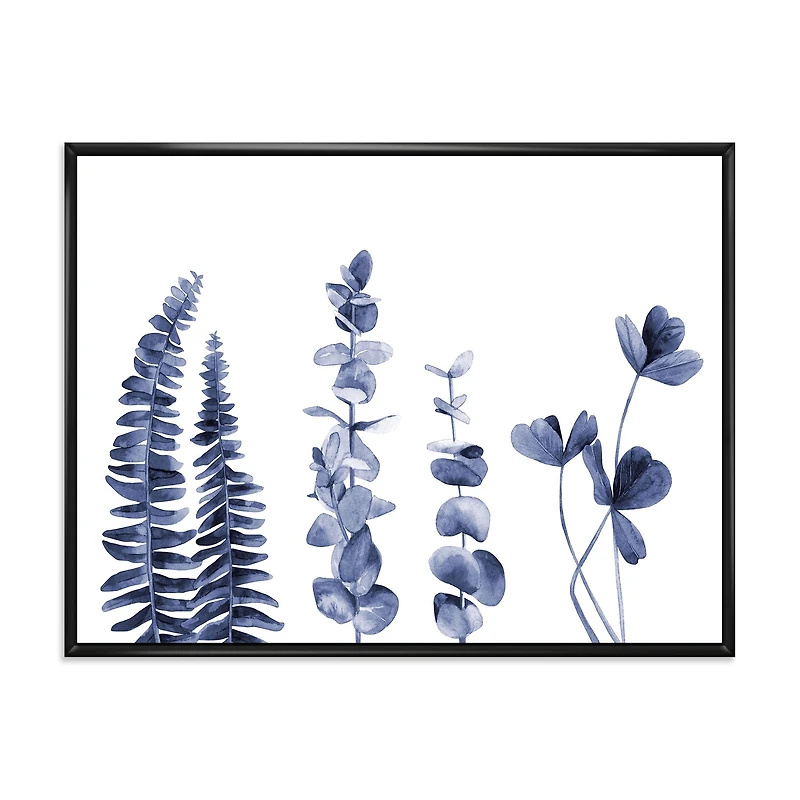 Navy Blue Eucalyptus I Wall Art