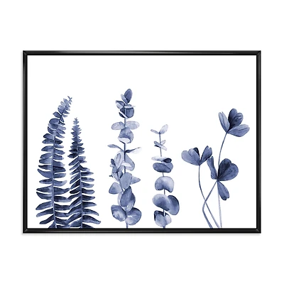 Navy Blue Eucalyptus I Wall Art