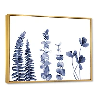 Navy Blue Eucalyptus I Wall Art