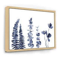 Navy Blue Eucalyptus I Wall Art