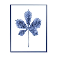 Toile « Navy Blue Chestnut Leaf »