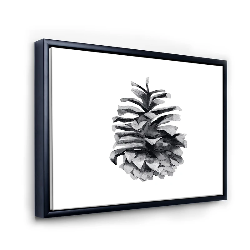 Toile « Conifer Cone Monochrome »