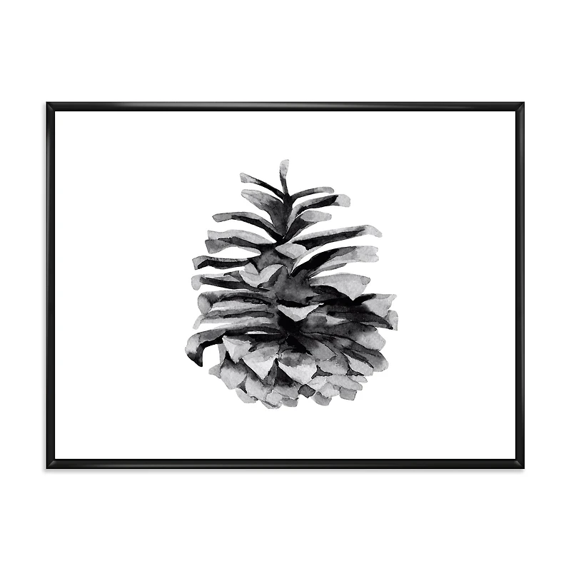 Toile « Conifer Cone Monochrome »