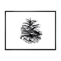 Toile « Conifer Cone Monochrome »