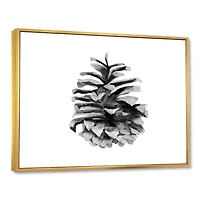 Toile « Conifer Cone Monochrome »
