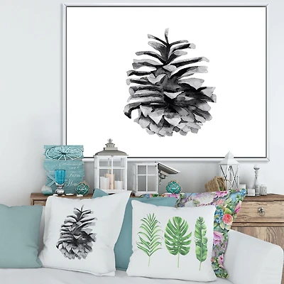 Conifer Cone Monochrome Wall Art