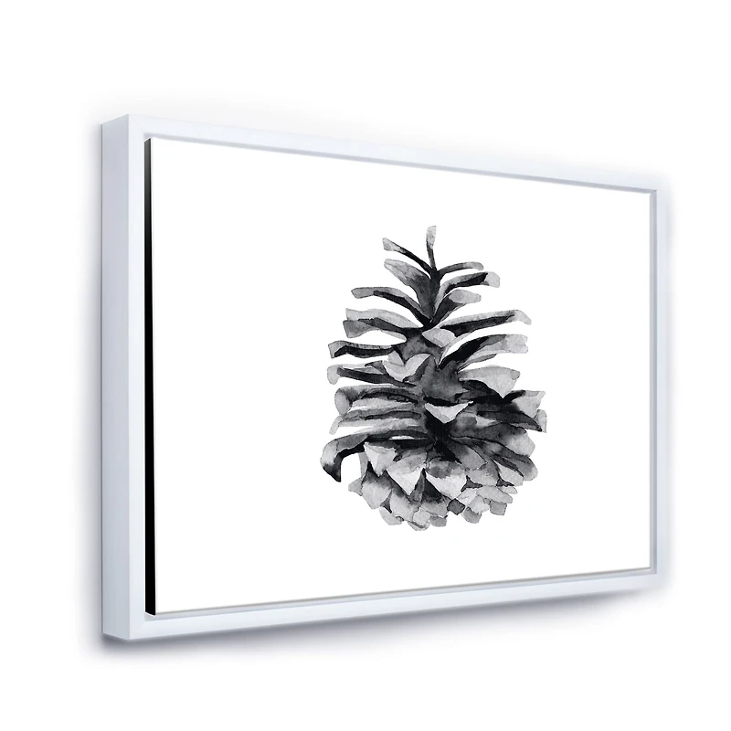 Toile « Conifer Cone Monochrome »