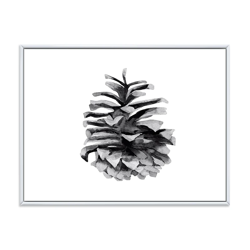 Toile « Conifer Cone Monochrome »