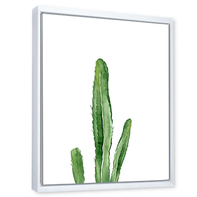 Green Cactus South Western Plant Botanical Detail  Wall Art