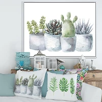 Cactus and Succulent House Plants I  Wall Art