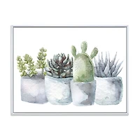 Cactus and Succulent House Plants I  Wall Art