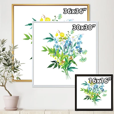 Toile « Meadow Flowers Garland »