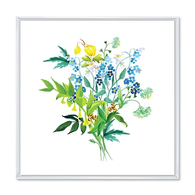 Meadow Flowers Garland Wall Art
