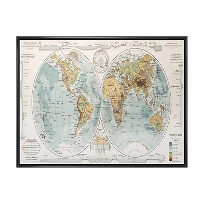 Ancient Map of The World II Wall Art