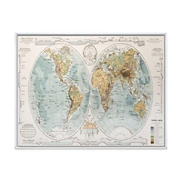 Ancient Map of The World II Wall Art