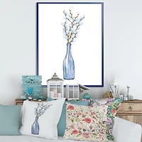 Bunch of Blue Willow Twigs II  Wall Art