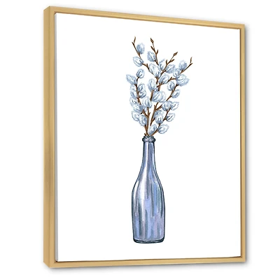 Bunch of Blue Willow Twigs II  Wall Art