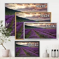 Toile « Lavender Field At Dawn I »