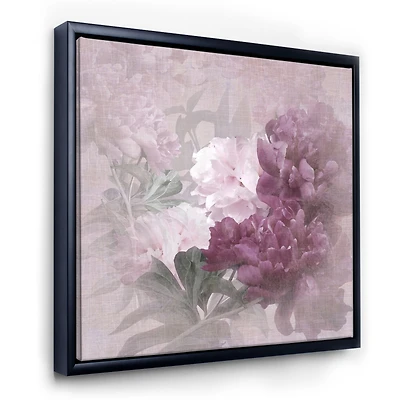 Vintage Purple and Pink Flowers II  Wall Art