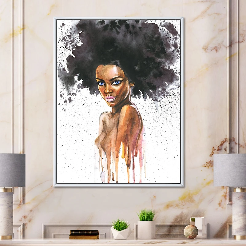 Portrait of African American Woman VII Wall Art