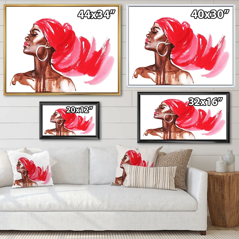 Portrait of African American Woman IX Wall Art