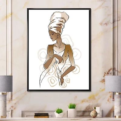 African American Woman Portraits  Wall Art