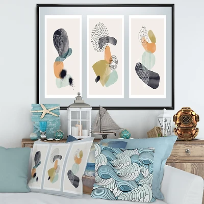 Minimalistic Compostion of Organic Shapes I Wall Art