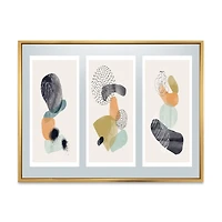 Minimalistic Compostion of Organic Shapes I  Wall Art