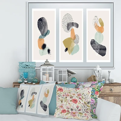 Minimalistic Compostion of Organic Shapes I Wall Art