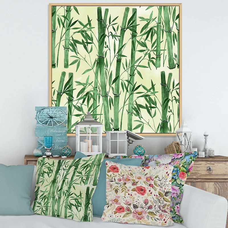 Bamboo Branches The Forest I  Wall Art
