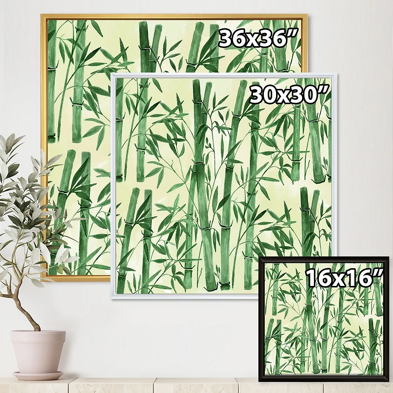 Bamboo Branches The Forest I Wall Art