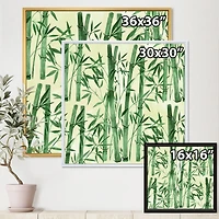 Bamboo Branches The Forest I  Wall Art