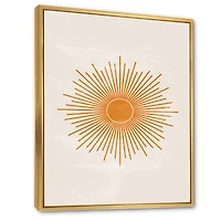 Orange Sun Print II  Wall Art
