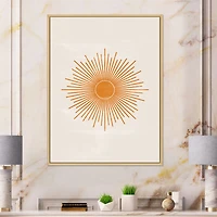 Orange Sun Print II  Wall Art