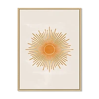 Orange Sun Print II  Wall Art