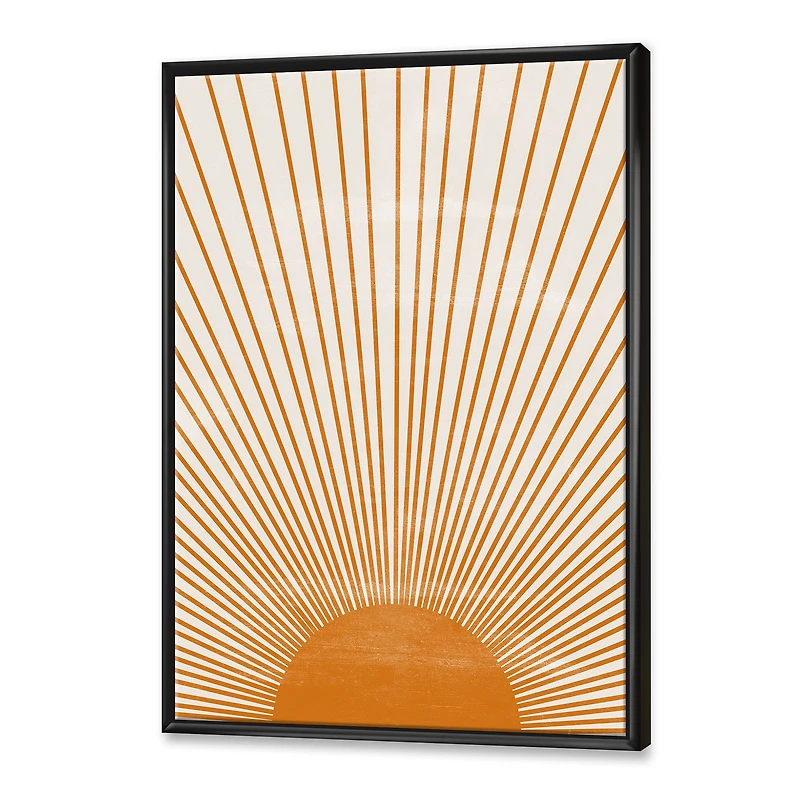 Orange Sun Print III  Wall Art