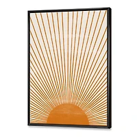 Orange Sun Print III  Wall Art