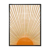Orange Sun Print III  Wall Art