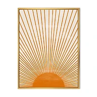 Orange Sun Print III  Wall Art